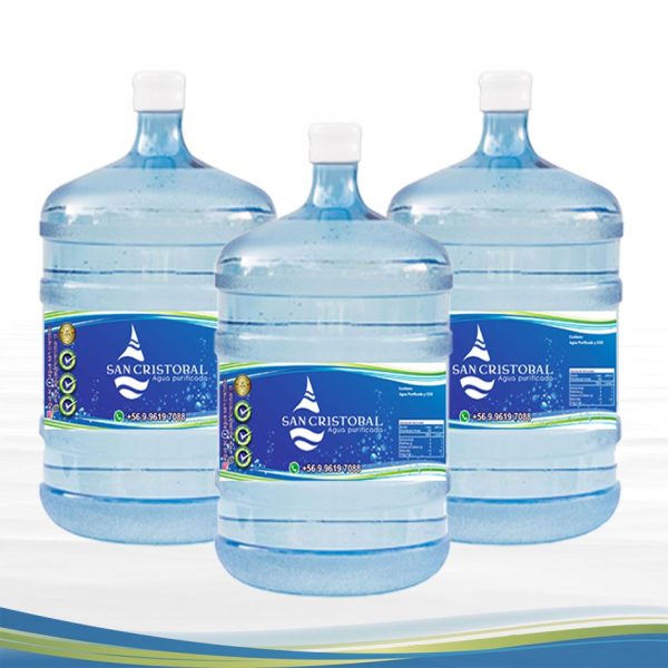 Recarga 3 Agua Purificada x 20 ltrs